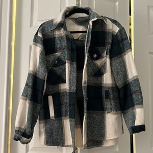 Oversized Thick Flannel Jacket